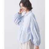 【洗える】バルーンスリーブバンドカラーシャツ | Dessin | 詳細画像6 