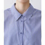 【洗える】バルーンスリーブバンドカラーシャツ | Dessin | 詳細画像16 