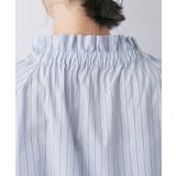 【洗える】フリルボウタイストライプブラウス | Dessin | 詳細画像17 