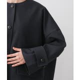 【花粉ガード/撥水加工/洗える】クルーネックスプリングコート | Dessin | 詳細画像22 