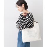 【軽量】ロゴプリントデニム×帆布トートバッグ | Dessin | 詳細画像1 