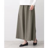 【ウエストゴム/洗える】フィブリルソフトAラインスカート | Dessin | 詳細画像6 