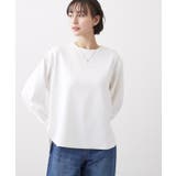 【体型カバー/レイヤード/洗える】ジョーゼットプルオーバーブラウス | Dessin | 詳細画像1 