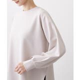 【体型カバー/レイヤード/洗える】ジョーゼットプルオーバーブラウス | Dessin | 詳細画像18 