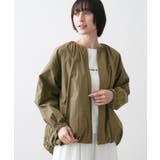 【洗える】コットンナイロンバルーンヘムブルゾン | Dessin | 詳細画像6