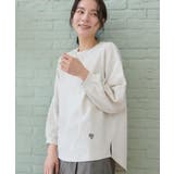 【洗える/7色展開/XS-L】バックヘンリーミニ裏毛 9分丈袖 | Dessin | 詳細画像16 