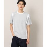 ホワイト(202) | サイドパネル切替Tシャツ | Dessin