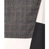 ツイード切替ブロックTシャツ | Dessin | 詳細画像8