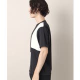 ツイード切替ブロックTシャツ | Dessin | 詳細画像10