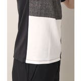 ツイード切替ブロックTシャツ | Dessin | 詳細画像14