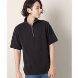 ブラック(019) | ハーフジップカットソー | Dessin