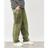 バイカラーカーゴパンツ | Dessin | 詳細画像5