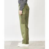 バイカラーカーゴパンツ | Dessin | 詳細画像10