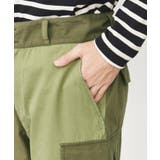 バイカラーカーゴパンツ | Dessin | 詳細画像13