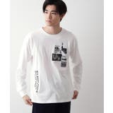 ホワイト(001) | 【洗える】オーガニック天竺フォトロンT | Dessin