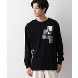 ブラック(019) | 【洗える】オーガニック天竺フォトロンT | Dessin