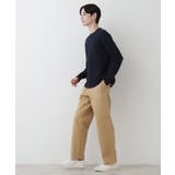 【洗える】コットンカシミヤワッフルプルオーバー | Dessin | 詳細画像11