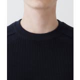 【洗える】コットンカシミヤワッフルプルオーバー | Dessin | 詳細画像16