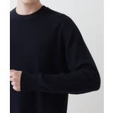 【洗える】コットンカシミヤワッフルプルオーバー | Dessin | 詳細画像17