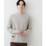 グレー(012) | 【洗える】コットンカシミヤワッフルプルオーバー | Dessin
