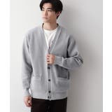 ライトグレー(011) | 【洗える】モールカーディガン | Dessin