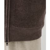 【洗える】モールジップカーディガン | Dessin | 詳細画像14