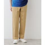 ベージュ(052) | 【洗える】コットンツイルパンツ | Dessin