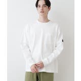 ホワイト(002) | 【洗える】ヘビー天竺ロンT | Dessin