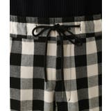 【洗える】チェック柄ドロストパンツ | Dessin | 詳細画像8