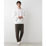 【洗える】ソロテックスワッフルクルーネック | Dessin | 詳細画像3