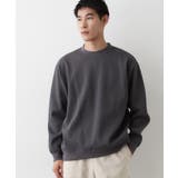 【洗える】ソロテックスワッフルクルーネック | Dessin | 詳細画像9