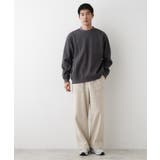 【洗える】ソロテックスワッフルクルーネック | Dessin | 詳細画像11