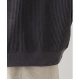 【洗える】ソロテックスワッフルクルーネック | Dessin | 詳細画像18