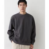 ネイビー(094) | 【洗える】ソロテックスワッフルクルーネック | Dessin