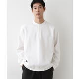ホワイト(002) | 【洗える】ソロテックスヘンリーネック | Dessin