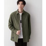 カーキ(027) | 【撥水・洗える】プラドットボタンシャツ | Dessin