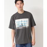 チャコールグレー(014) | 【洗える】フォトプリントTシャツ | Dessin