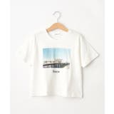 ホワイト(001) | 【リンクコーデ】フォトプリントTシャツ | Dessin
