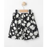 【リンクコーデ・ウエストゴム】フラワープリントパンツ | Dessin | 詳細画像2 