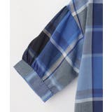 【リンクコーデ】ガーゼチェックワンピース | Dessin | 詳細画像4 