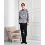 【LIMITED】フラワープリント長袖シャツ | TAKEO KIKUCHI | 詳細画像82 