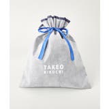 【ラッピング巾着セット】カシミヤブレンドパネルマフラー | TAKEO KIKUCHI | 詳細画像7 