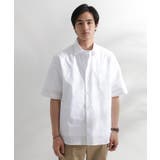 【LIMITED】ワンポイントロゴ刺繍 綿麻半袖シャツ | TAKEO KIKUCHI | 詳細画像41 