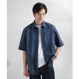 【LIMITED】ワンポイントロゴ刺繍 綿麻半袖シャツ | TAKEO KIKUCHI | 詳細画像45 