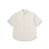 【LIMITED】ワンポイント刺繍 綿麻チェック 半袖シャツ | TAKEO KIKUCHI | 詳細画像1 