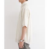 【LIMITED】ワンポイント刺繍 綿麻チェック 半袖シャツ | TAKEO KIKUCHI | 詳細画像3 