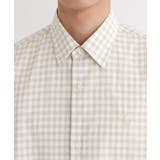 【LIMITED】ワンポイント刺繍 綿麻チェック 半袖シャツ | TAKEO KIKUCHI | 詳細画像5 