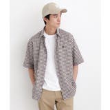 【LIMITED】ワンポイント刺繍 綿麻チェック 半袖シャツ | TAKEO KIKUCHI | 詳細画像11 