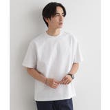 ホワイト(001) | 【LIMITED】ワンポイントロゴ 半袖Tシャツ | TAKEO KIKUCHI