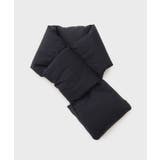 ブラック(019) | 【ポケッタブル】リバーシブルダウンマフラー | TAKEO KIKUCHI